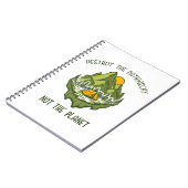 Zerstöre das Patriarchat nicht den Planeten Notizblock (Linke Seite)