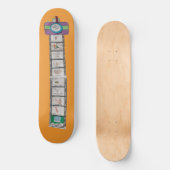 Zerstöre das Sommer-Skateboard Skateboard (Vorderseite)