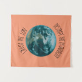 Zerstöre den Patriarchat-Feministen Wandteppich (Vorderseite (Horizontal))