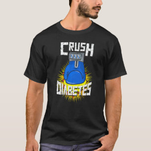 Zerstöre Diabetes T1d T2d Diabetischer Krieger Dia T-Shirt