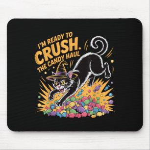 Zerstöre Die Süßigkeiten-Ausbeute Lustiger Hallowe Mousepad