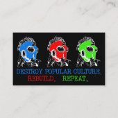 Zerstöre die Visitenkarte der öffentlichen Kultur (Rückseite)