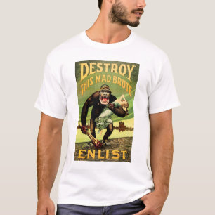 Zerstöre diese Brute-Enlist-Propaganda des Weltkr T-Shirt