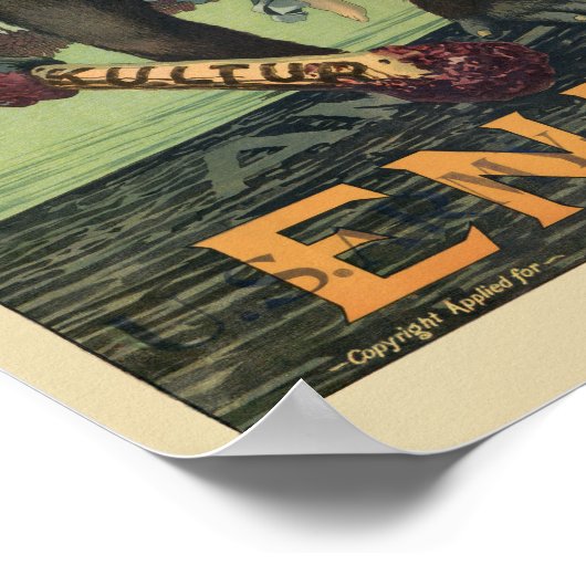 Zerstöre diese Mad Brute - Rekrutierung der Weltwe Poster (Ecke)