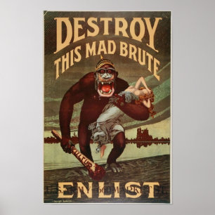 Zerstöre diese Mad Bruth Enlist Poster