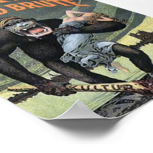 Zerstöre dieses mad Brute Poster (Ecke)