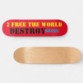 ZERSTÖRE SATAN Skateboard (Horizontal)