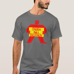 Zerstöre! Töte! Vernichte! Vintage Roboter-Shirt T-Shirt