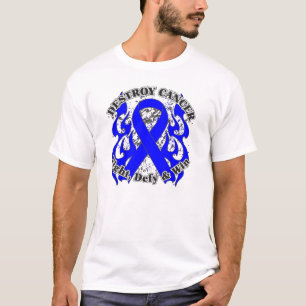Zerstören Sie Darmkrebs T-Shirt