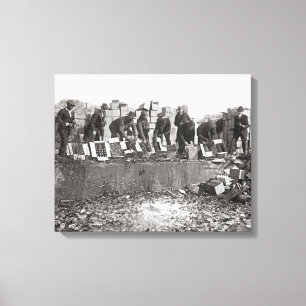 Zerstörende Raubkopie Liquor, 1923 Leinwanddruck