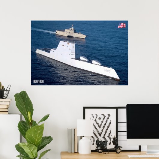 ZERSTÖRER - DDG-1000 POSTER (Heimbüro)