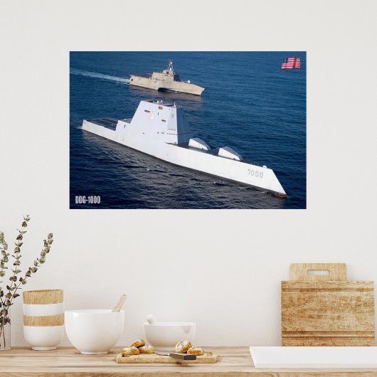 ZERSTÖRER - DDG-1000 POSTER (Küche)