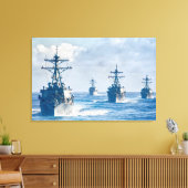 ZERSTÖRER - DDG-59 24x36 Leinwanddruck (Insitu (Wohnzimmer))
