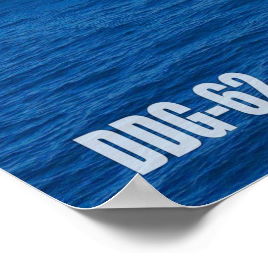 ZERSTÖRER - DDG-62 POSTER (Ecke)