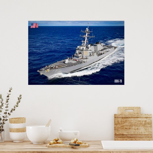 ZERSTÖRER - DDG-79 POSTER (Küche)