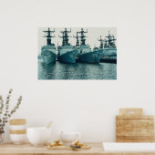 Zerstörer der Spruance-Klasse, NAV STA, San Diego, Poster (Küche)