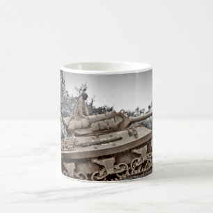 Zerstörer des Behälter-M-10 WWII Kaffeetasse