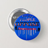 Zerstört die MAGA-Propaganda Button (Vorne & Hinten)
