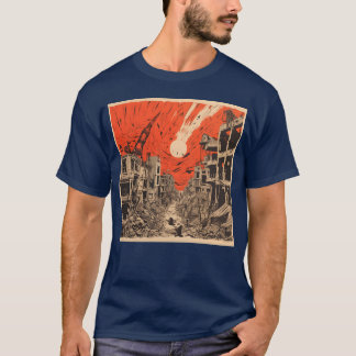 zerstörte Stadtfamilie T-Shirt