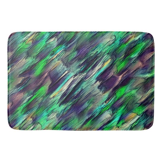 Zerstörte virtuelle Stalaktien oder Bildlagen Badematte (Vorderseite)