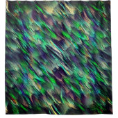 Zerstörte virtuelle Stalaktien oder Bildlagen Duschvorhang (Vorderseite)