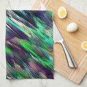 Zerstörte virtuelle Stalaktien oder Bildlagen Geschirrtuch (Viertel Falte)