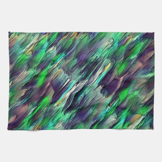 Zerstörte virtuelle Stalaktien oder Bildlagen Geschirrtuch (Horizontal)