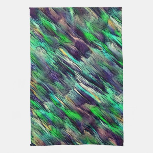 Zerstörte virtuelle Stalaktien oder Bildlagen Geschirrtuch (Vertikal)