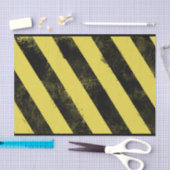 Zerstörte Warnung Seidenpapier (Handwerk)