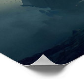 Zerstörter Monolith Poster (Ecke)