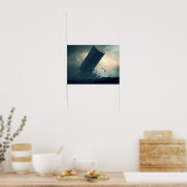 Zerstörter Monolith Poster (Küche)