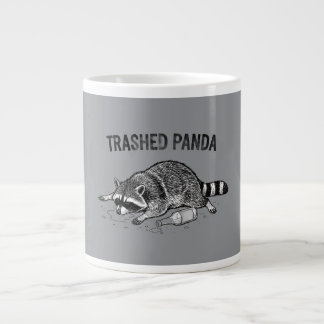 Zerstörter Panda - Kaffeetasse Jumbo-Tasse