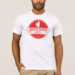 Zerstörter T - Shirt, Vintages böses Biber-Braue T-Shirt