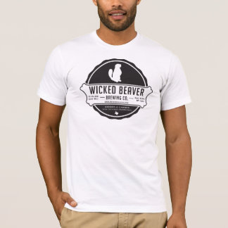 Zerstörtes T-Shirt, Vintage Wicked Beaver Brewing T-Shirt