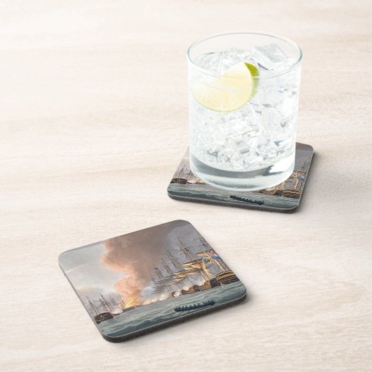 Zerstörung der dänischen Flotte vor Kopenhagen, Untersetzer (Rechte Seite)