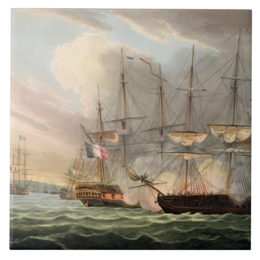 Zerstörung der französischen Flotte in den Fliese (Vorderseite)