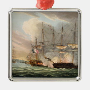 Zerstörung der französischen Flotte in den Silbernes Ornament
