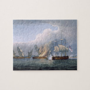 Zerstörung der französischen Fregatten L'Arianne Puzzle