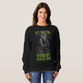 Zerstörung der Freundschaft seit 1993 Sweatshirt (Vorne ganz)