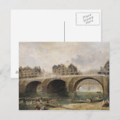 Zerstörung der Häuser Postkarte (Vorne/Hinten)