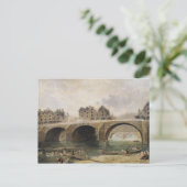 Zerstörung der Häuser Postkarte (Stehend Vorderseite)