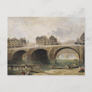 Zerstörung der Häuser Postkarte