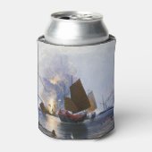 Zerstörung der Junks des chinesischen Krieges 1843 Dosenkühler (Kanne Vorderseite)