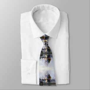 Zerstörung der Junks des chinesischen Krieges 1843 Krawatte