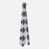 Zerstörung der Junks des chinesischen Krieges 1843 Krawatte (Vorderseite)