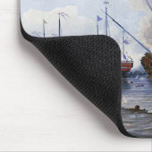 Zerstörung der Junks des chinesischen Krieges 1843 Mousepad (Ecke)