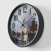 Zerstörung der Junks des chinesischen Krieges 1843 Uhr (Winkel)