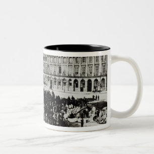 Zerstörung der Vendome Spalte Zweifarbige Tasse