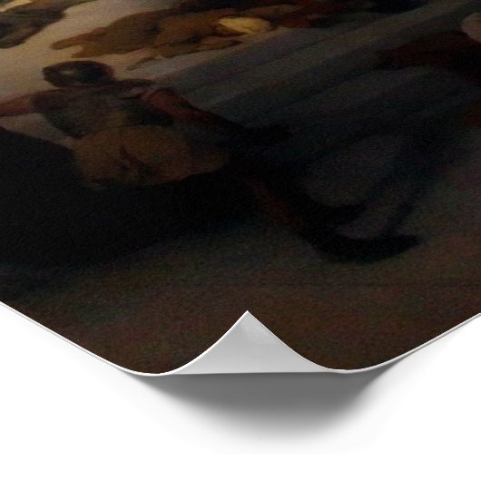 Zerstörung des jüdischen Tempels in Jerusalem Poster (Ecke)