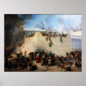 Zerstörung des jüdischen Tempels in Jerusalem Poster (Vorne)